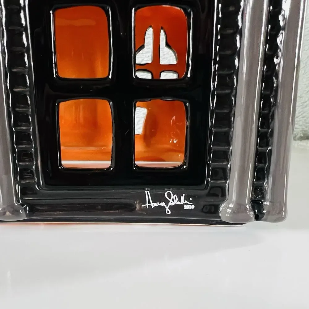 Bath & Body Works Haunted House Ceramic Candle Luminary Slatkin & Co. Halloween - Picture 4 of 9